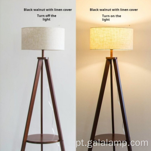 Candeeiro de pé LED nórdico moderno